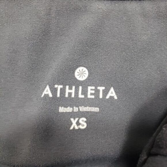 Athleta Leggings Womens XS Gray Sheer Panels Pull On Active Wear - Picture 3 of 5